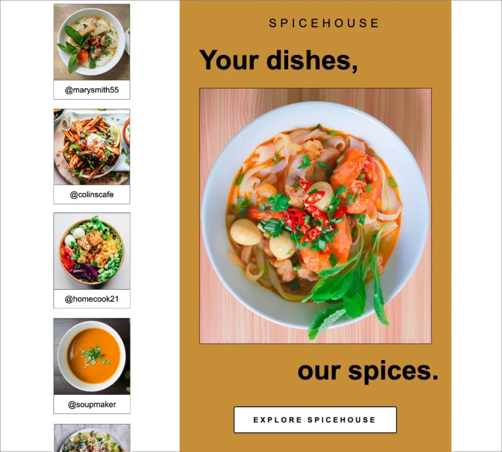 Food HTML Email Template